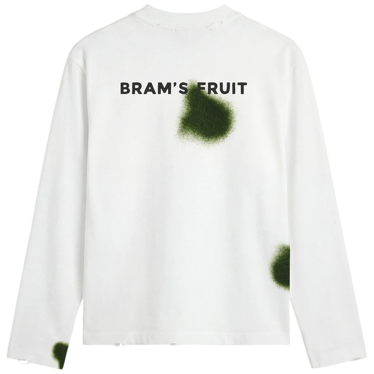 Bram’s Fruit Grass Stain Longsleeve T-shirt Weiß