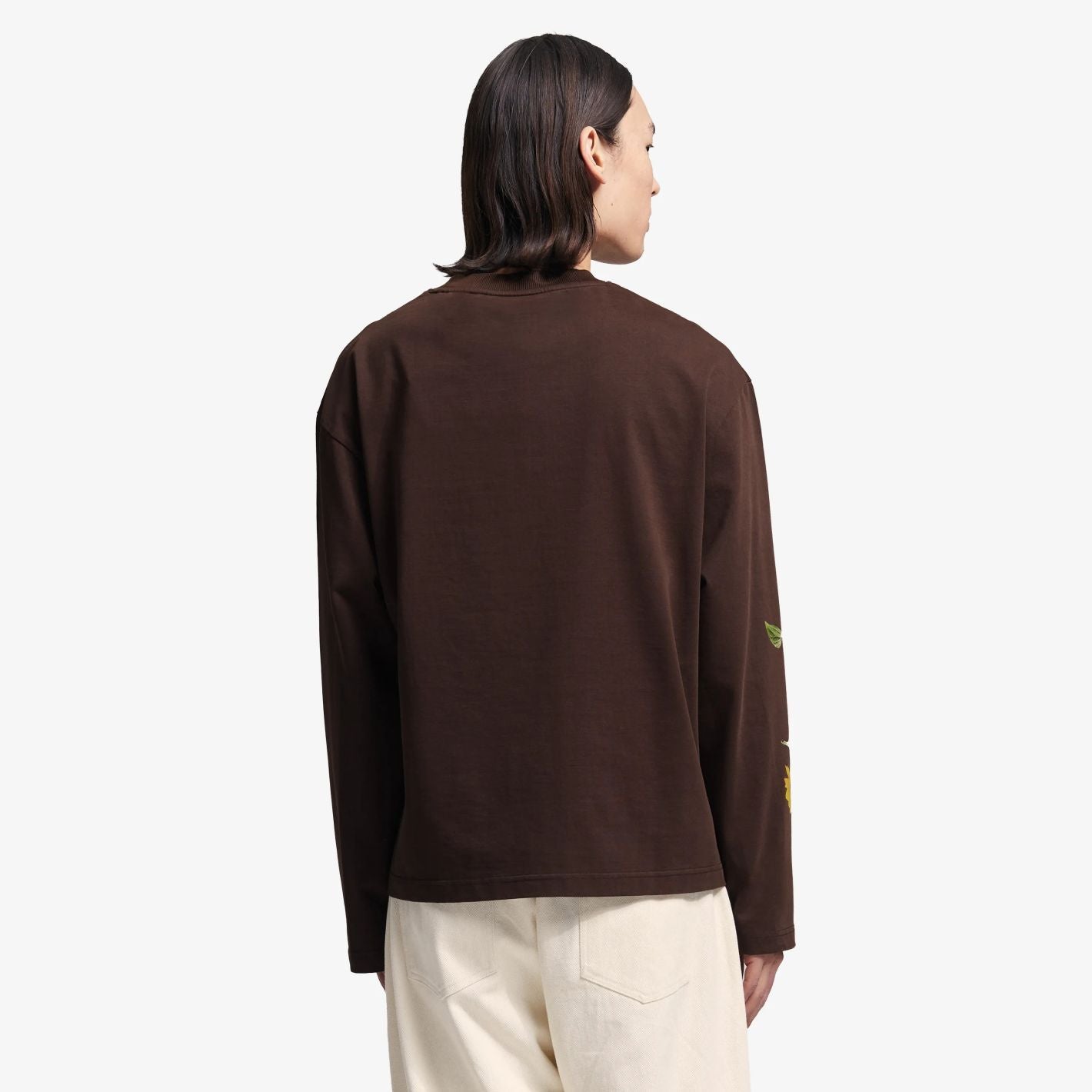 Bram’s Fruit Sunflower Longsleeve T-shirt Braun