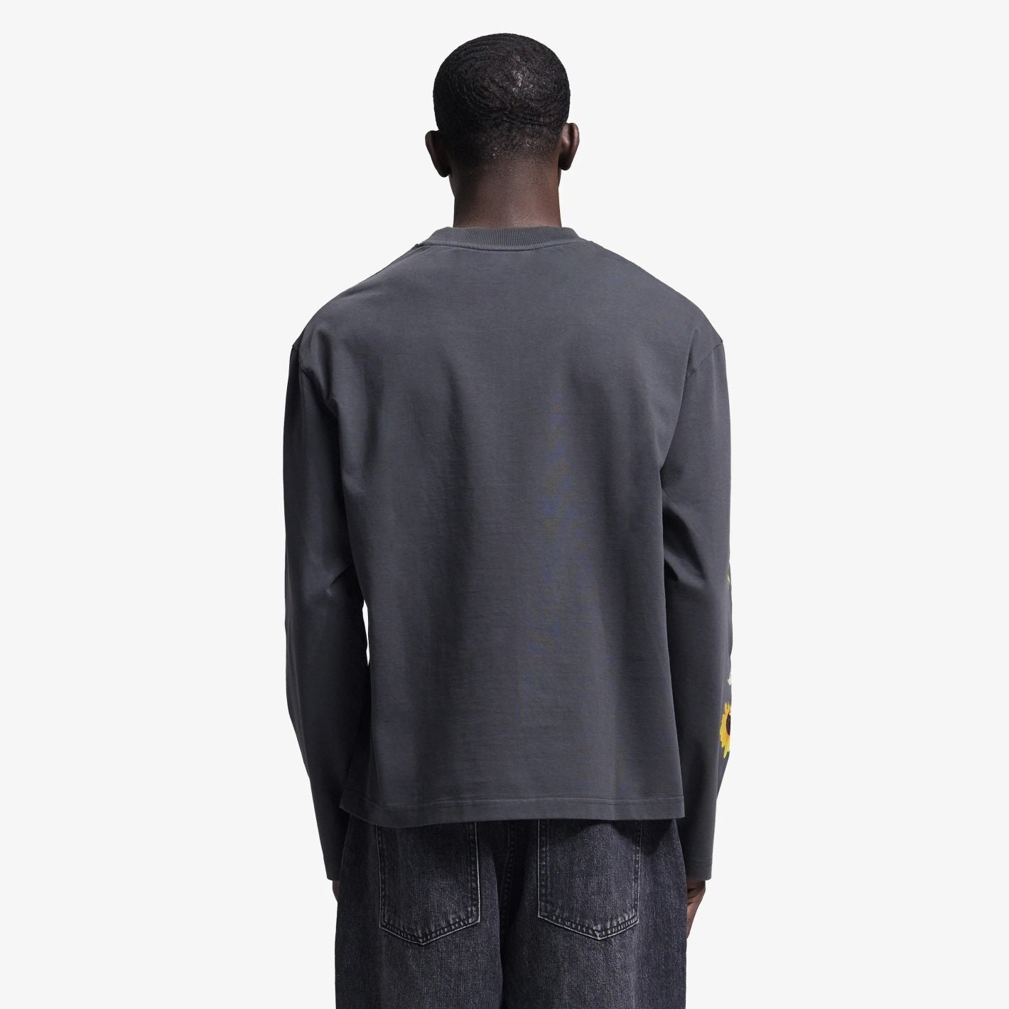 Bram’s Fruit Sunflower Longsleeve T-shirt Schwarz