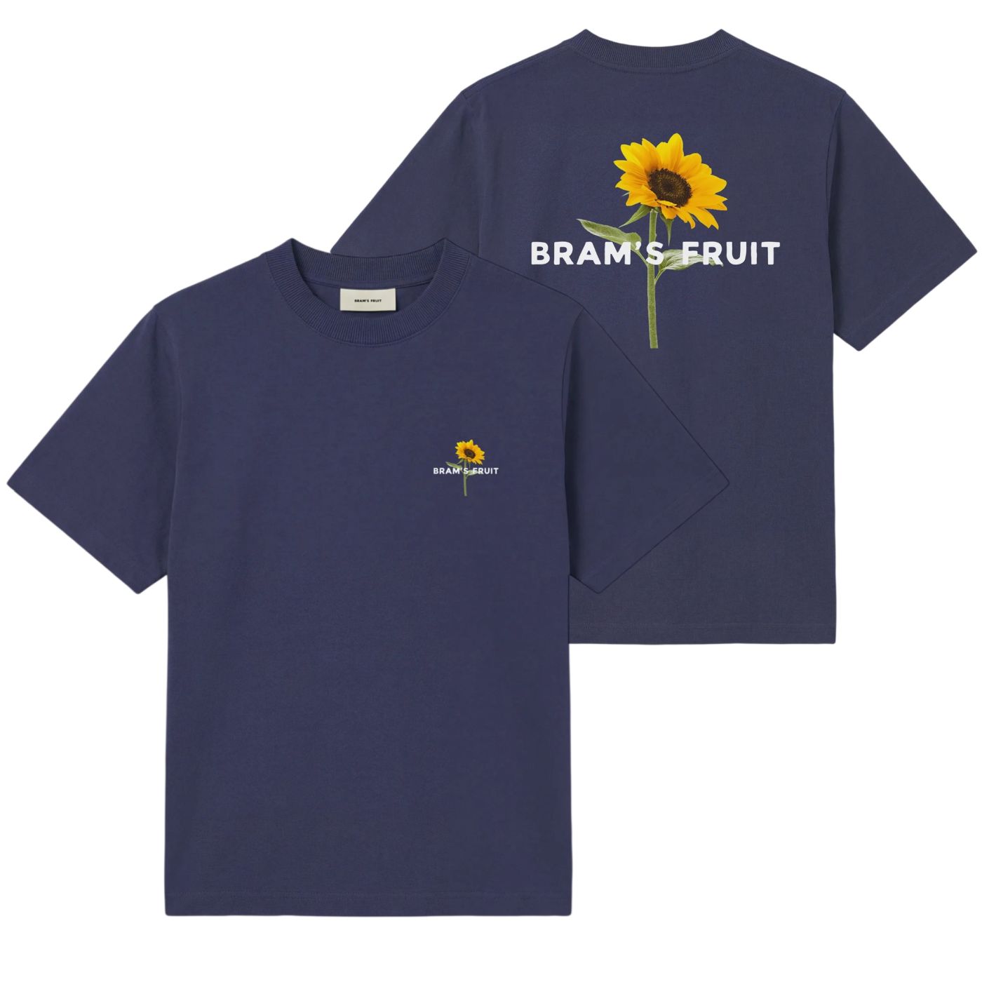 Bram’s Fruit Sunflower T-shirt Dunkelblau