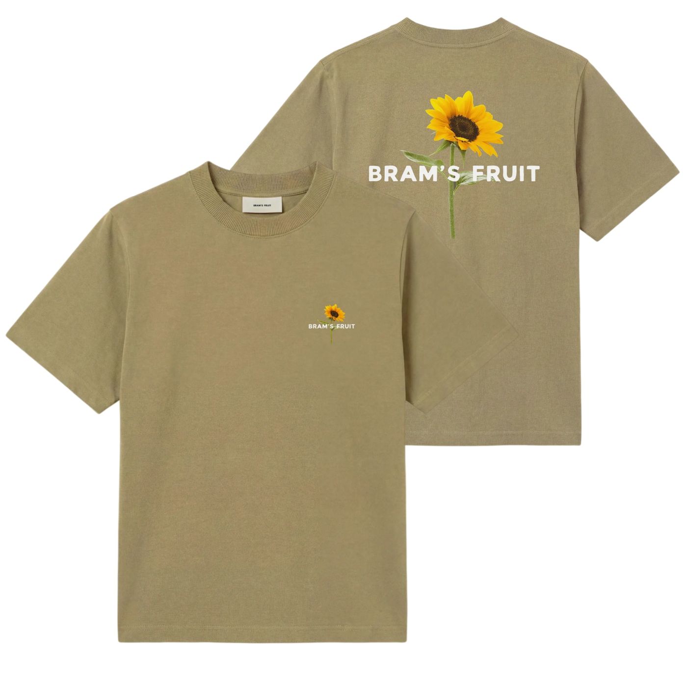 Bram’s Fruit Sunflower T-shirt Dunkelgrün