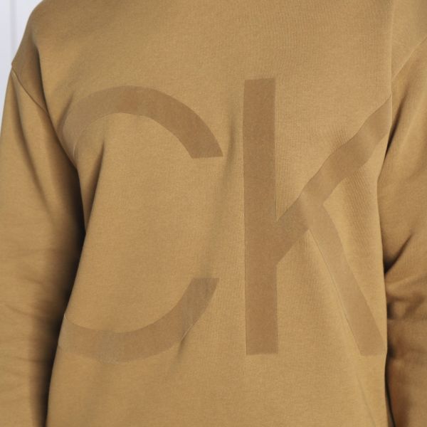 Calvin Klein Logo Hoodie Bruin