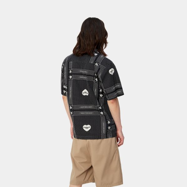 Carhartt Heart Bandana Overhemd Zwart