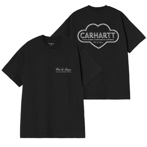 Carhartt WIP Cloud Heart T-shirt Schwarz