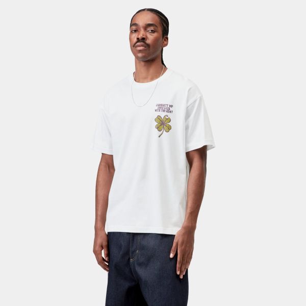Carhartt WIP Clover T-shirt Wit
