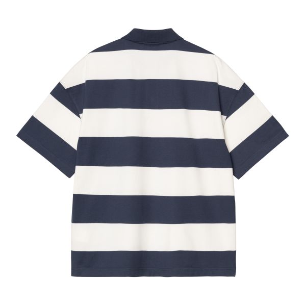 Carhartt WIP Delray Polo Navy/Wit