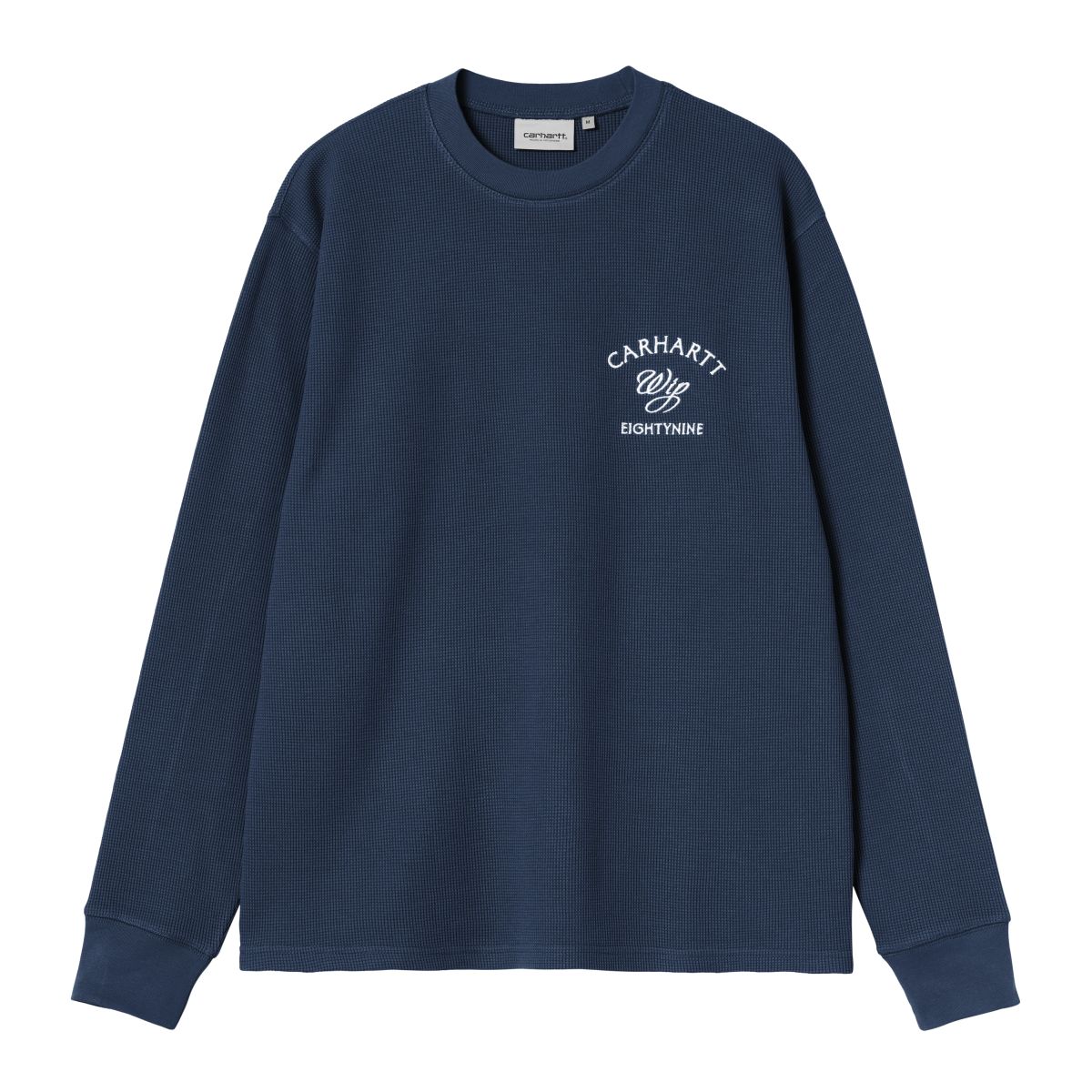 Carhartt WIP Eightynine Waffle Longsleeve T-shirt Navy