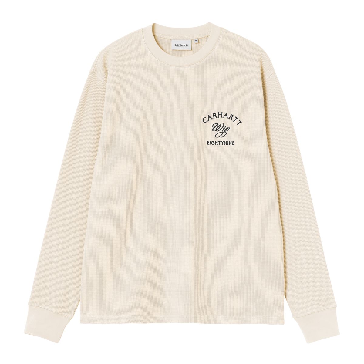Carhartt WIP Eightynine Waffle Longsleeve T-shirt Off White