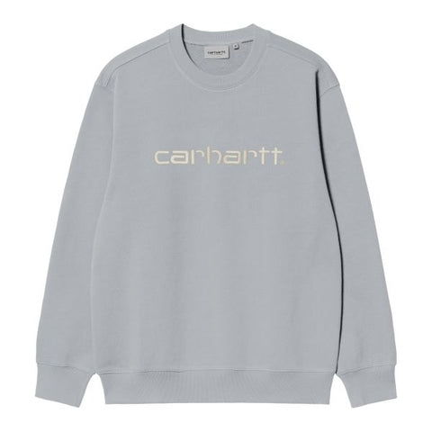 Carhartt WIP Logo Pullover Grau