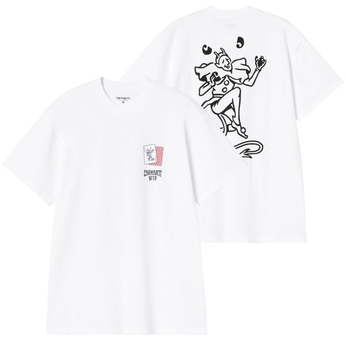 Carhartt WIP Playing Cards T-shirt Wit