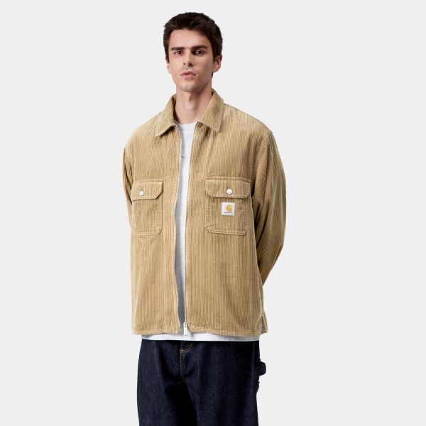 Carhartt WIP Reynold Overshirt Beige