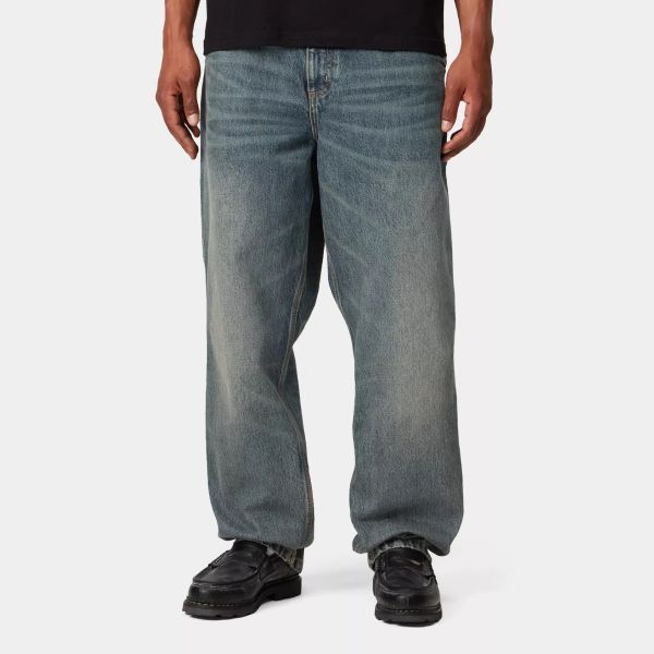 Carhartt WIP Single Knee Jeans Donker Blauw
