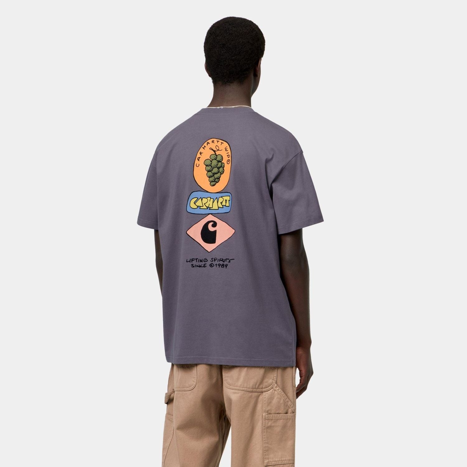 Carhartt WIP Stacked Grapes T-shirt Paars