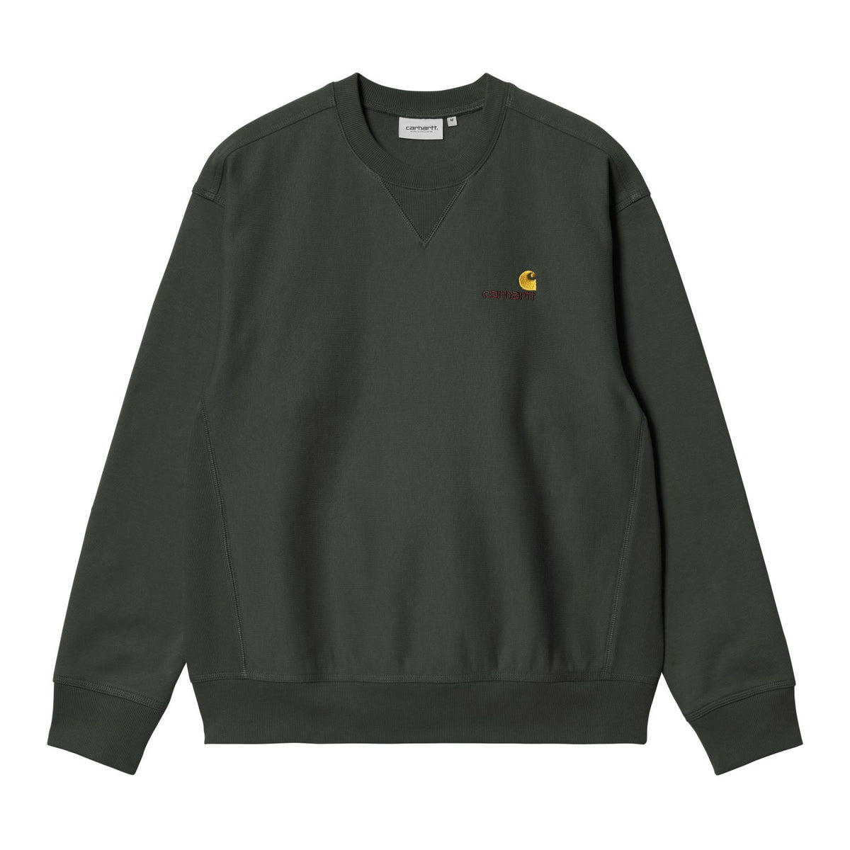 Carhartt WIP American Script Pullover Dunkelgrün