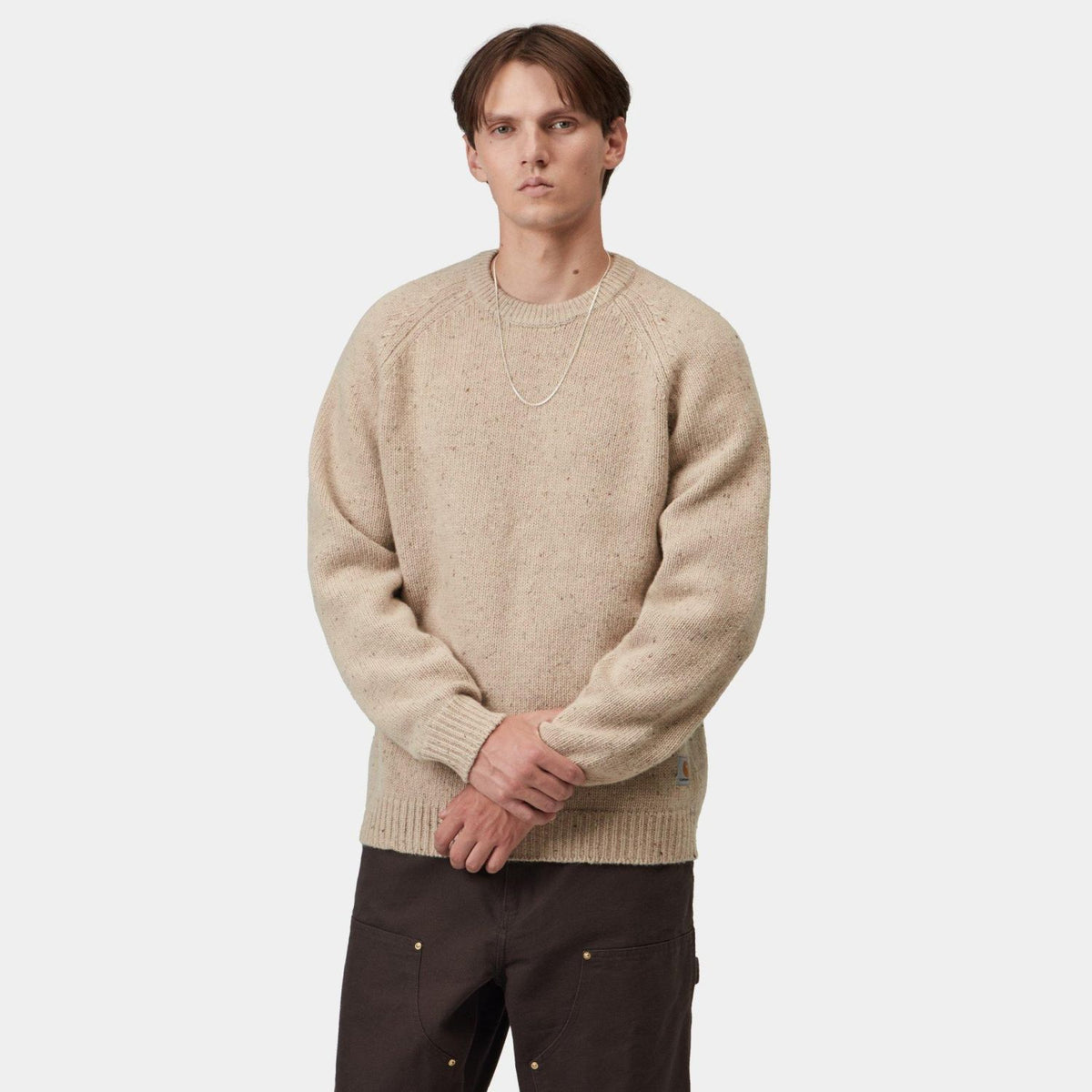 Carhartt WIP Anglistic Pullover Beige