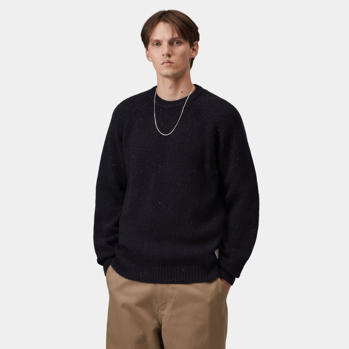 Carhartt WIP Anglistic Pullover Marine