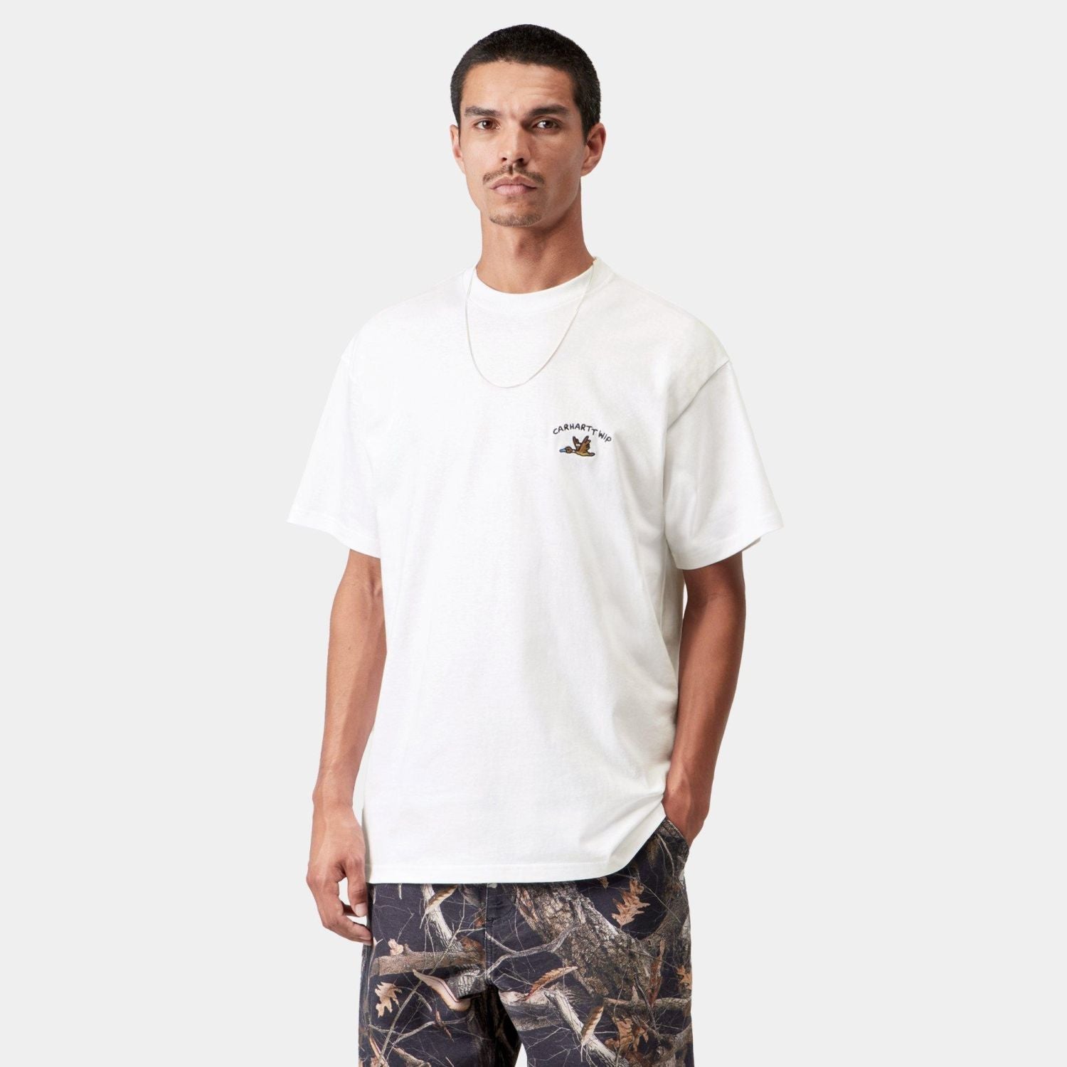 Carhartt WIP T-shirt Animated Ducks Weiß