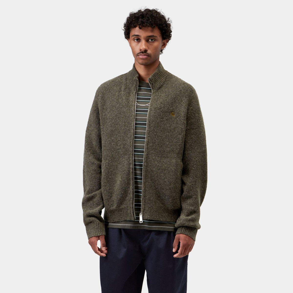 Carhartt WIP Curtis Weste Anthrazit