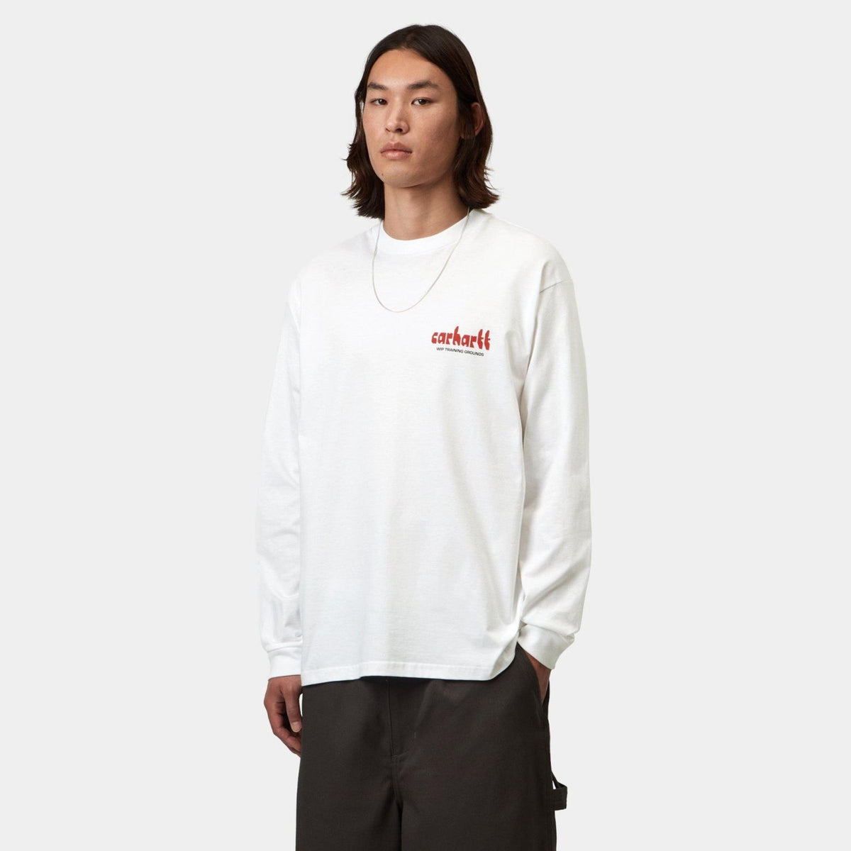 Carhartt WIP Framework Longsleeve T-shirt Weiß