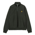 Carhartt WIP Half-Zip American Script Pullover Dunkelgrün