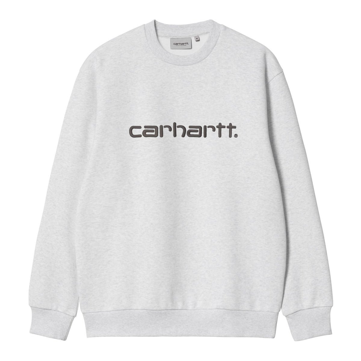 Carhartt WIP Logo Pullover Grau