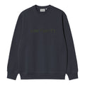 Carhartt WIP Logo-Pullover Marine