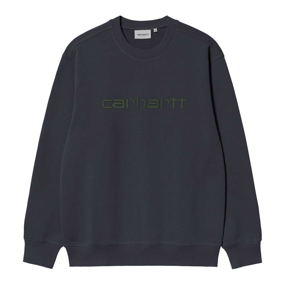 Carhartt WIP Logo-Pullover Marine