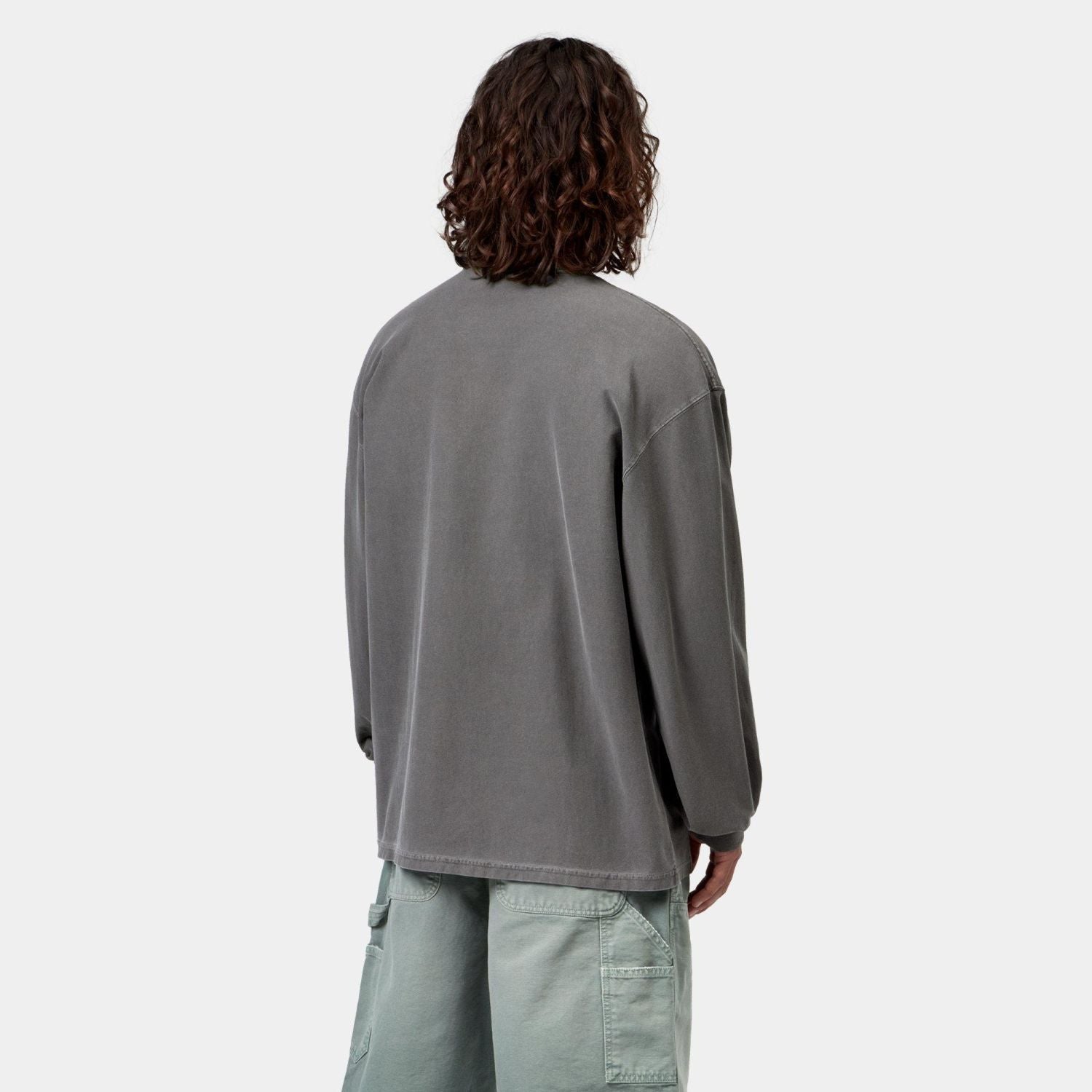 Carhartt WIP Loose Pocket Langarm-T-shirt Schwarz