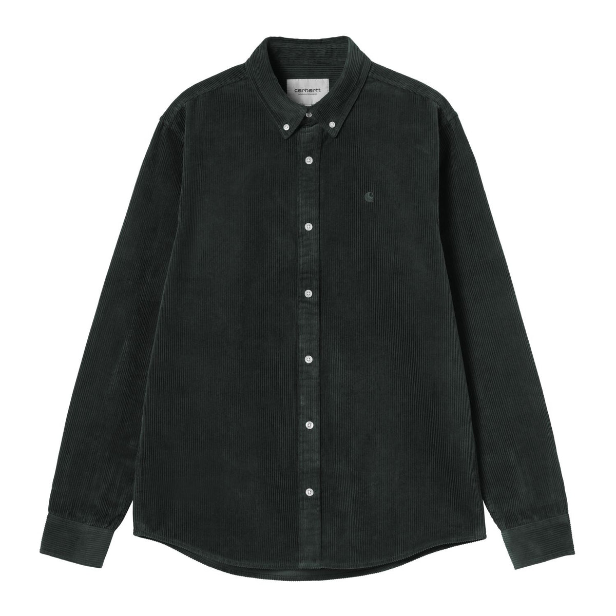 Carhartt WIP Madison Cord Überhemd Dunkelgrün