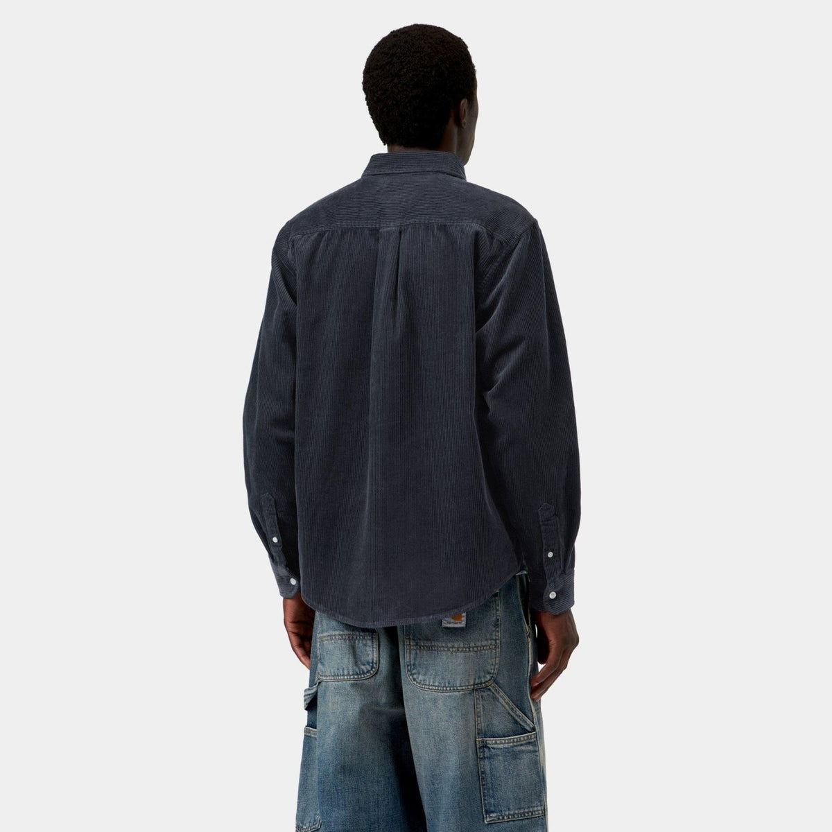 Carhartt WIP Madison Cord Überhemd Marine