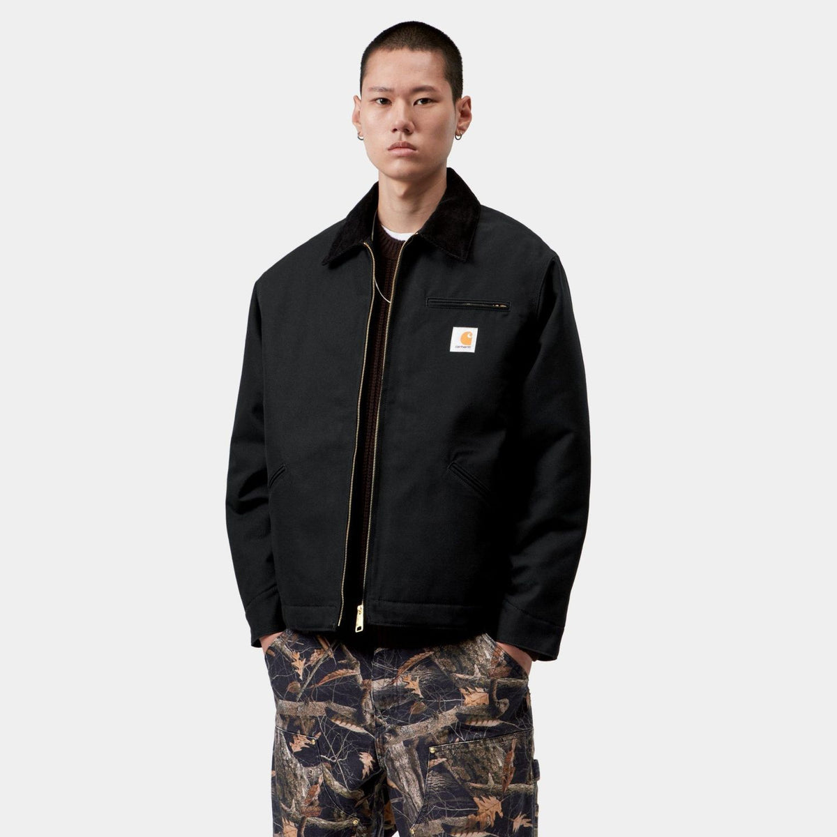 Carhartt WIP OG Detroit Jack Schwarz