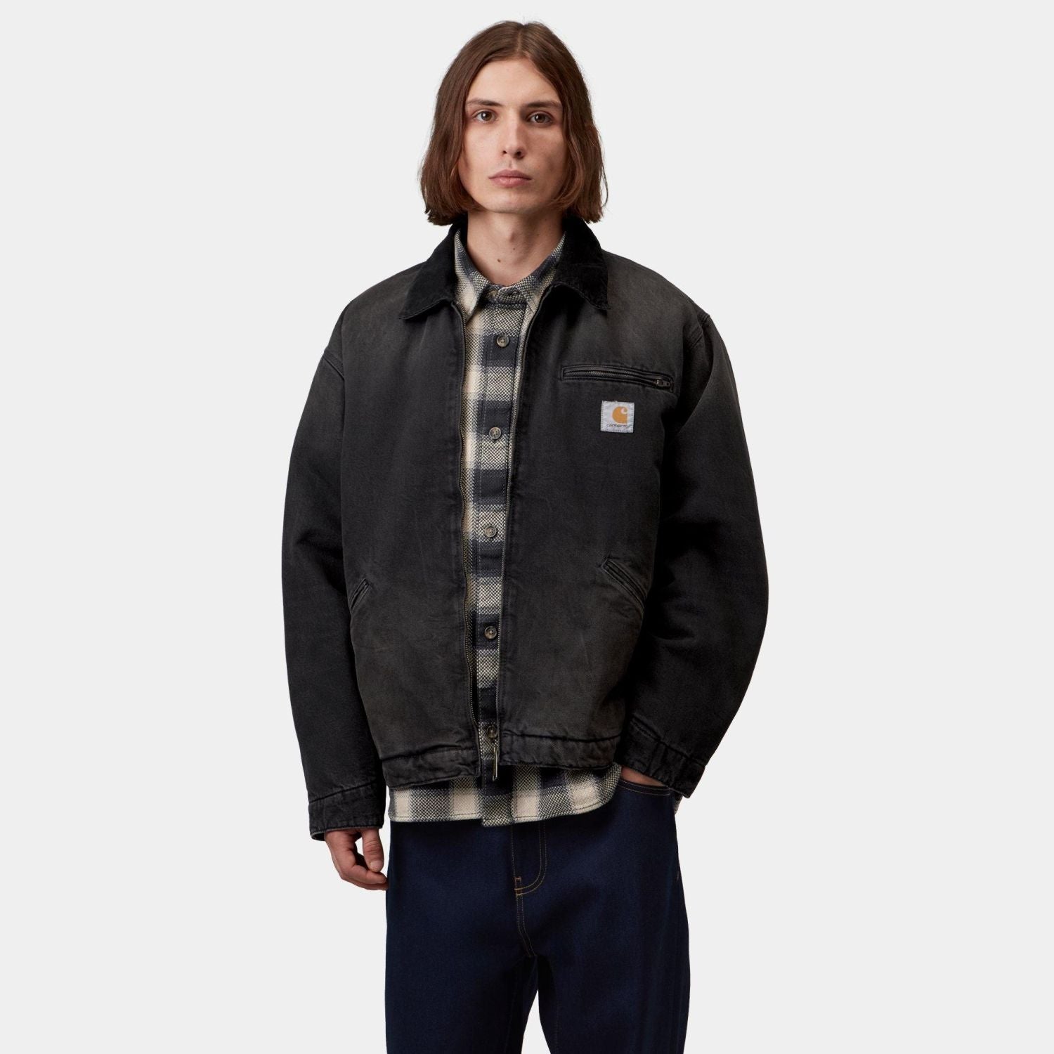 Carhartt WIP OG Detroit Jack Schwarz