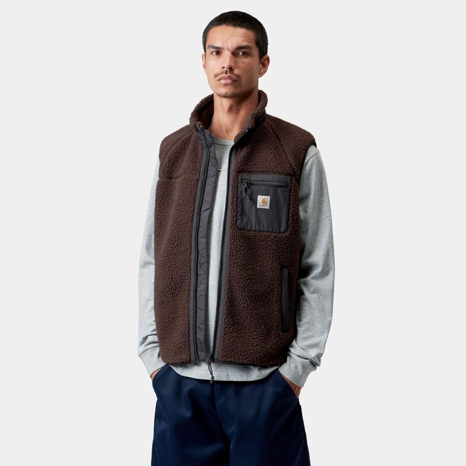 Carhartt WIP Prentis Liner Weste Braun