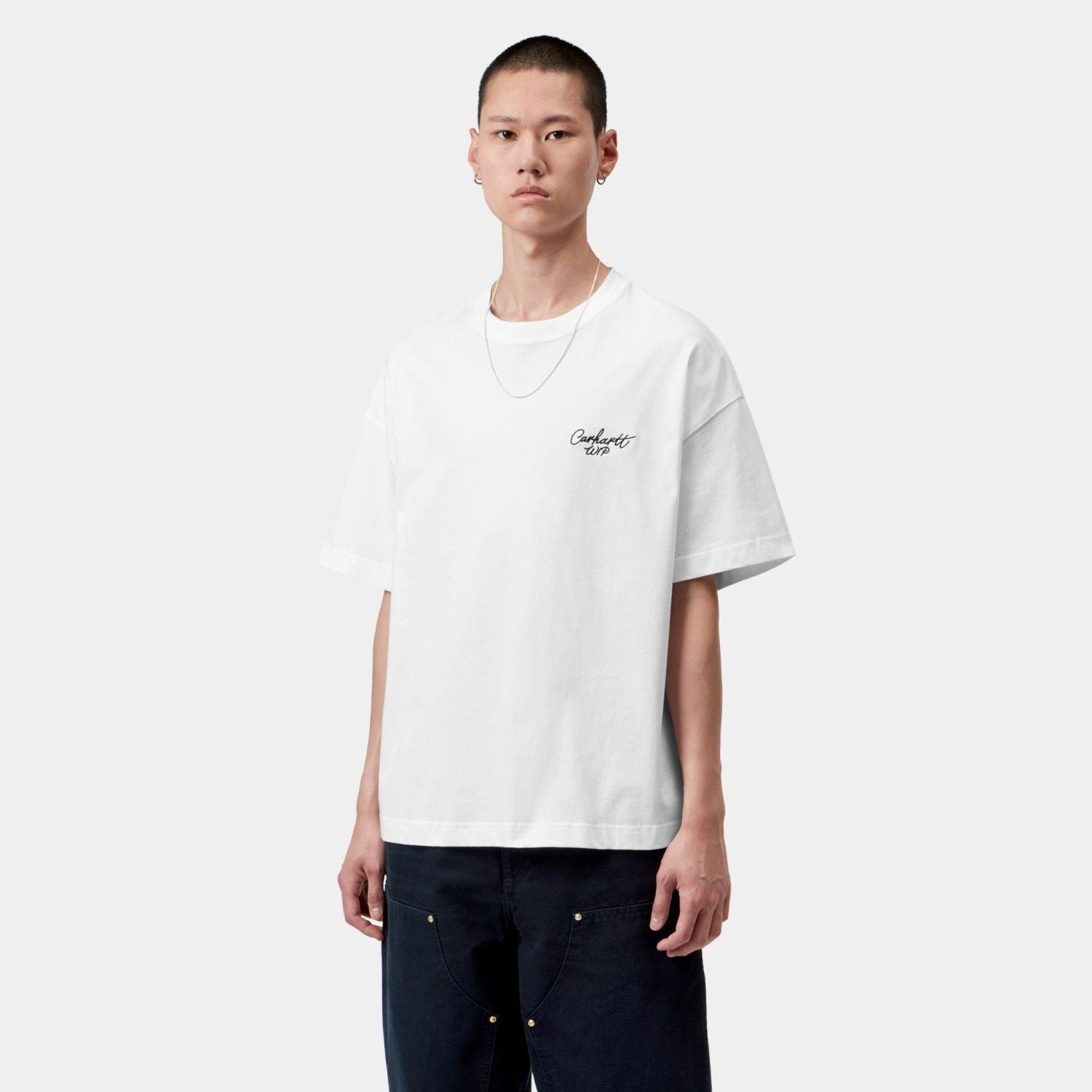 Carhartt WIP Signature Script T-shirt Weiß