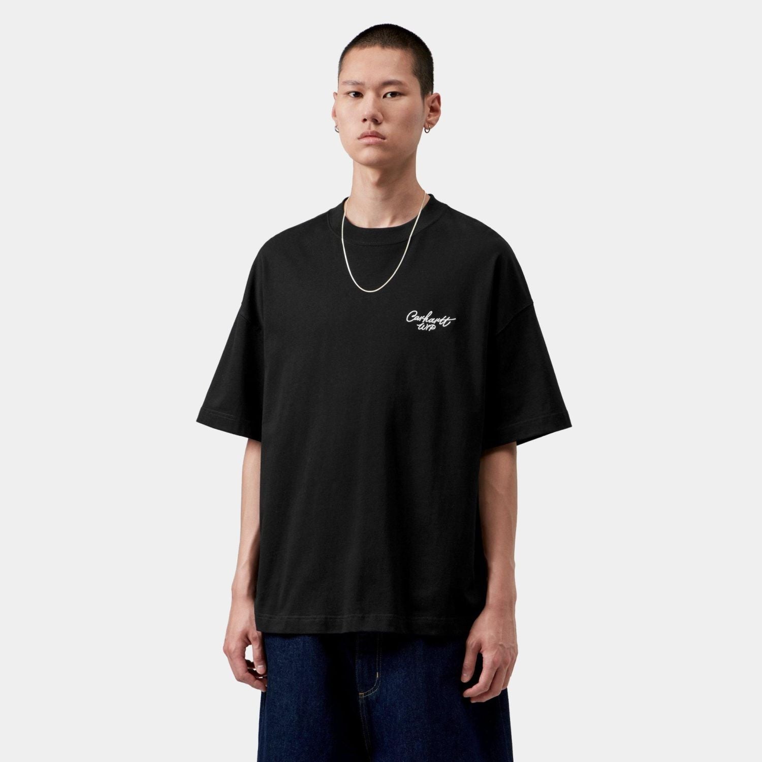 Carhartt WIP Signature Script T-shirt Schwarz