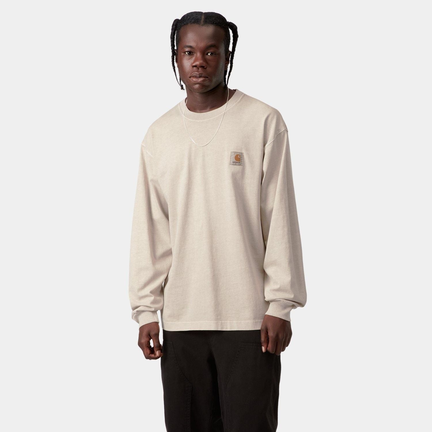 Carhartt WIP Vista Langarm-T-shirt Beige