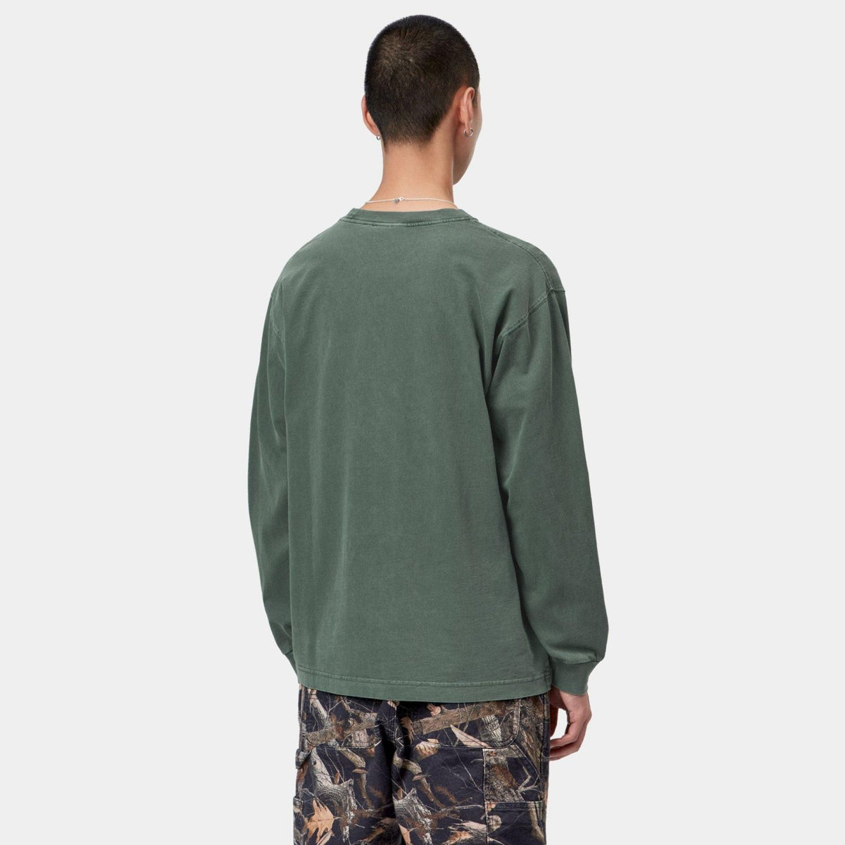 Carhartt WIP Vista Longsleeve T-shirt Dunkelgrün