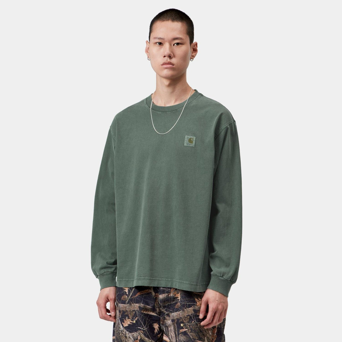 Carhartt WIP Vista Longsleeve T-shirt Dunkelgrün