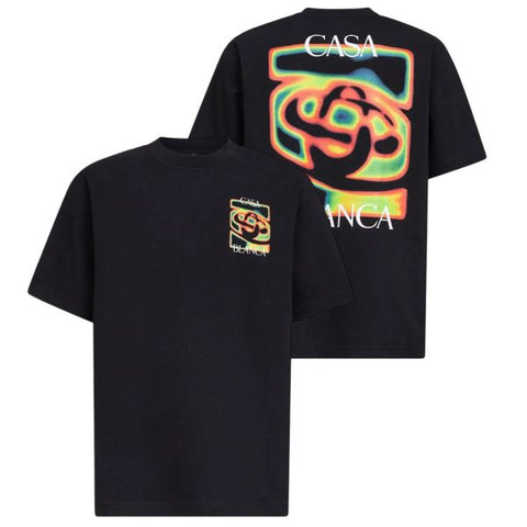 Casablanca Heat Map T-shirt Schwarz
