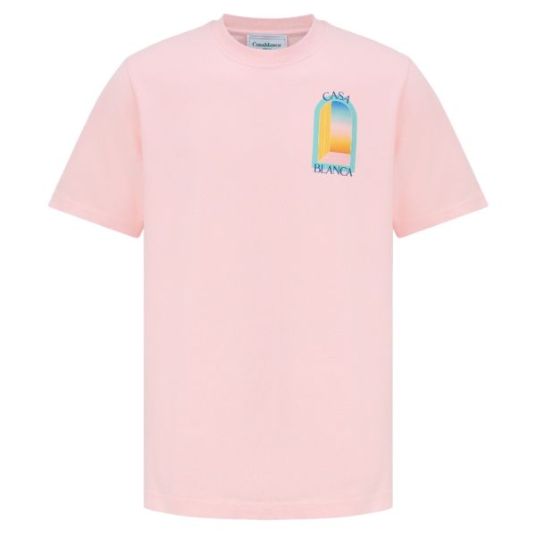 Casablanca L'Arc Colore T-shirt Roze