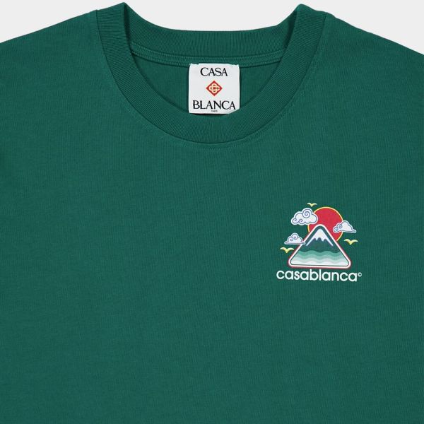 Casablanca Montage Ondulee T-shirt Groen