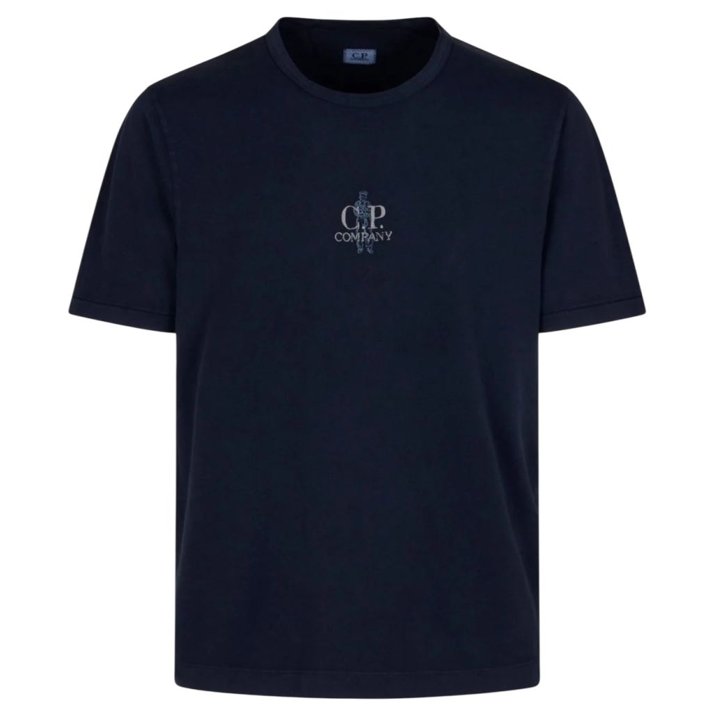 CP Company 1020 Embroidery T-shirt Navy