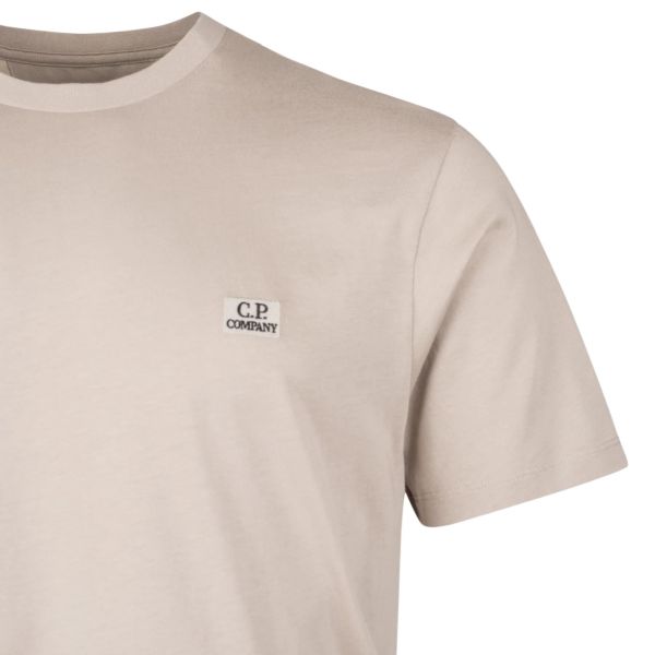 CP Company Logo Patch T-shirt Beige