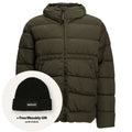 CP Company Chrome-R Goggle-Daunen-Puffer Dunkelgrün
