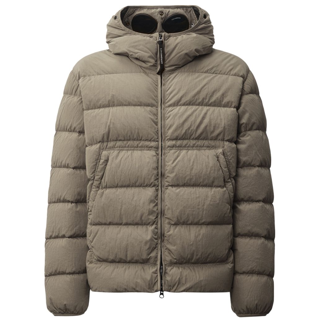 CP Company Chrome-R Goggle Down Puffer Grau