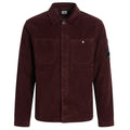CP Company Corduroy Button Lens Überhemd Rot