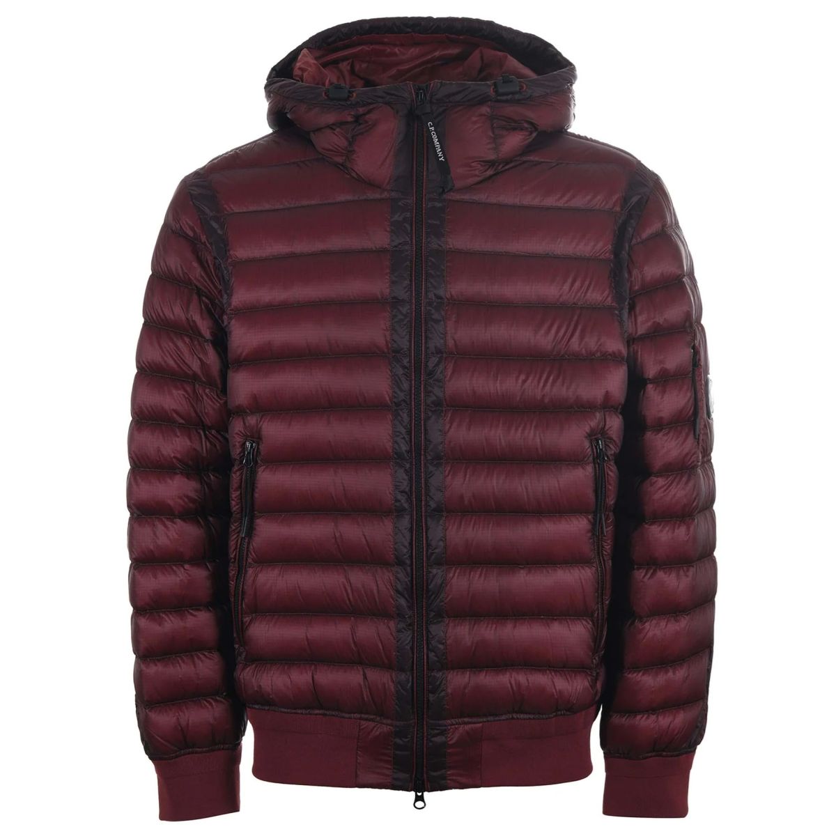 CP Company D.D. Shell Hooded Lens Daunen-Puffer Rot