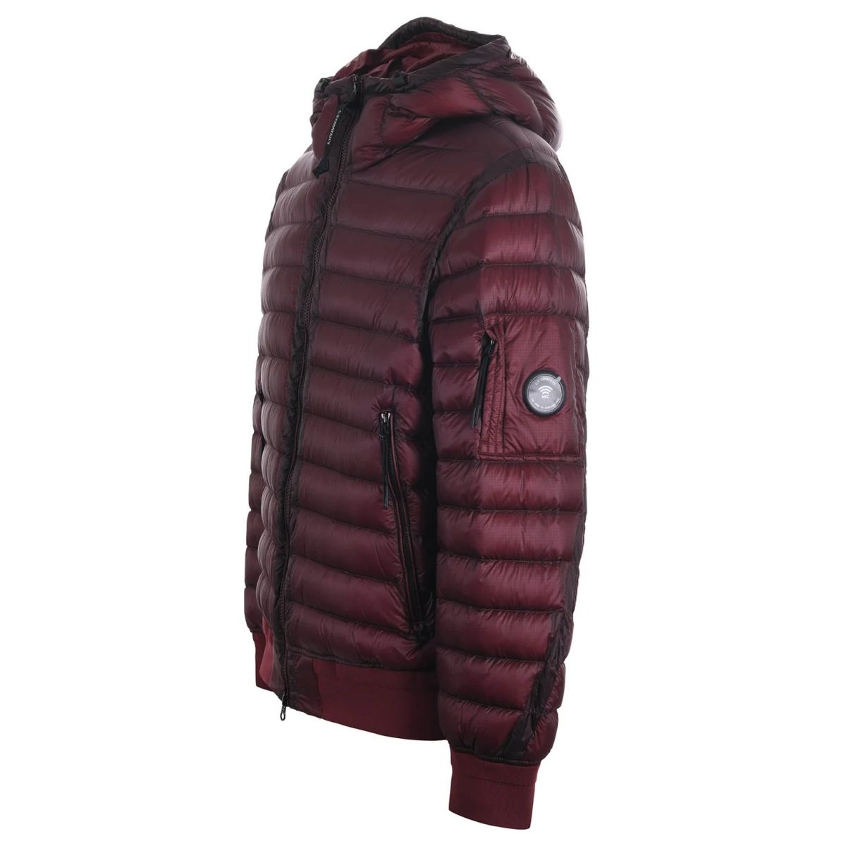 CP Company D.D. Shell Hooded Lens Daunen-Puffer Rot
