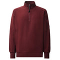 CP Company Diagonal Raised Fleece Half-Zip Pullover Rot