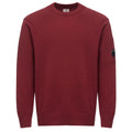 CP Company Lammwolle GRS-Strick Pullover Rot